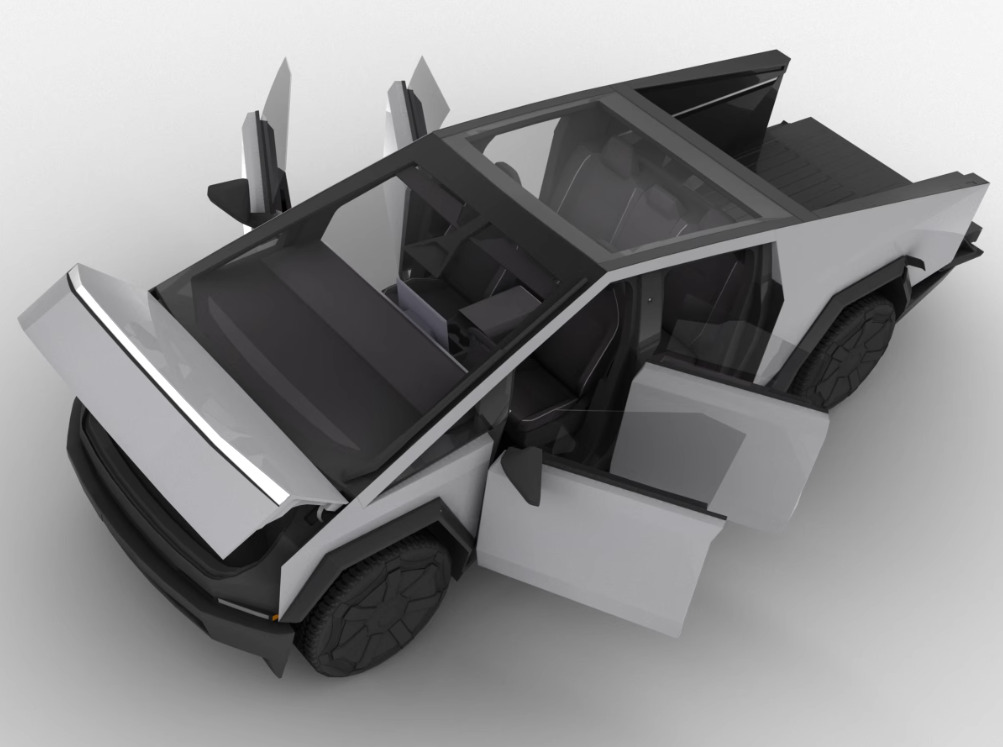 Tesla Cyber Truck  2024 3D model_25