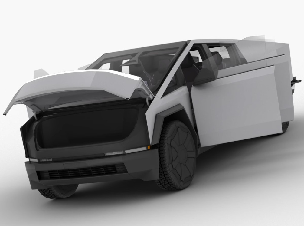 Tesla Cyber Truck  2024 3D model_23