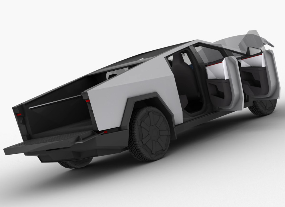 Tesla Cyber Truck  2024 3D model_28