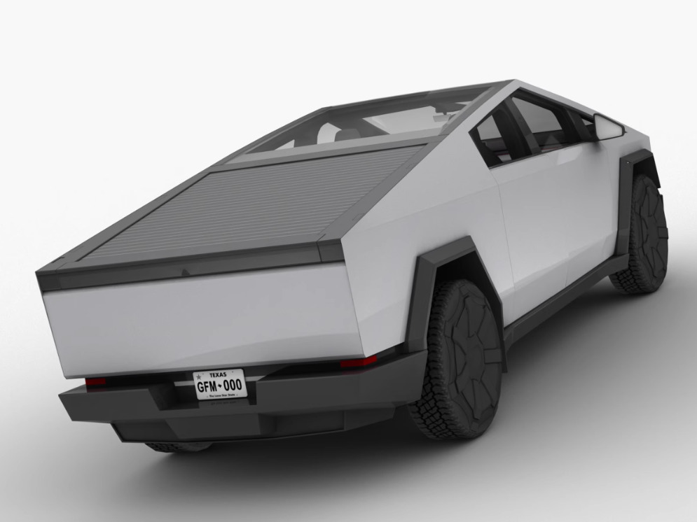 Tesla Cyber Truck  2024 3D model_4