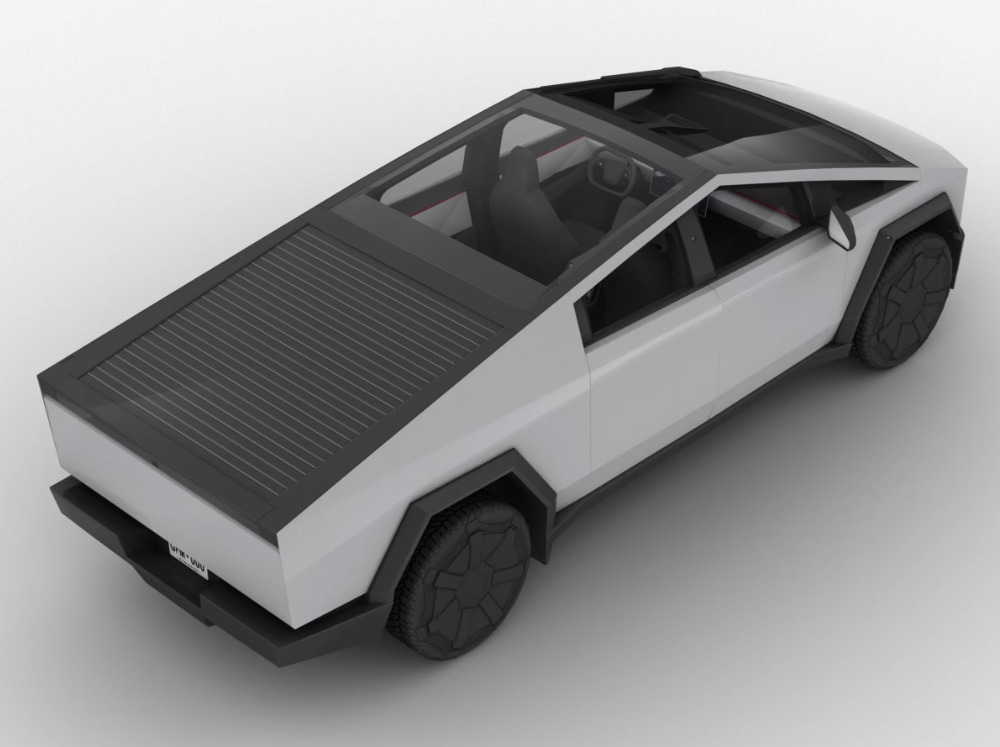 Tesla Cyber Truck  2024 3D model_8