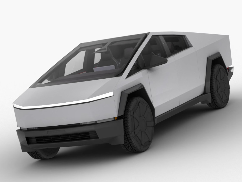 Tesla Cyber Truck  2024 3D model_3