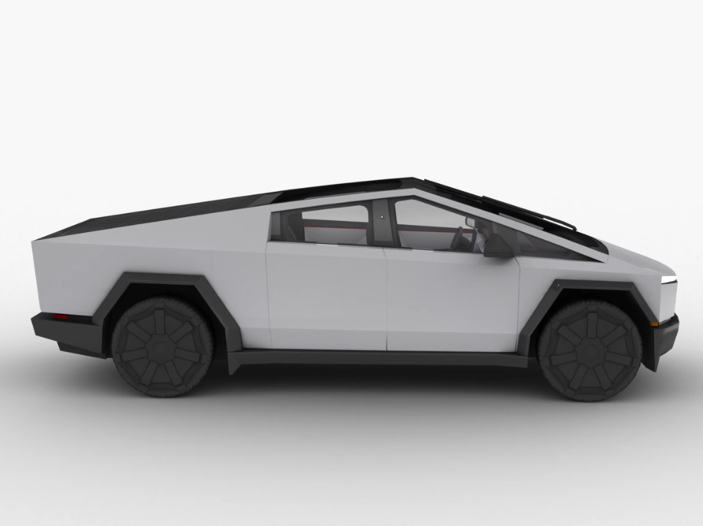 Tesla Cyber Truck  2024 3D model_6