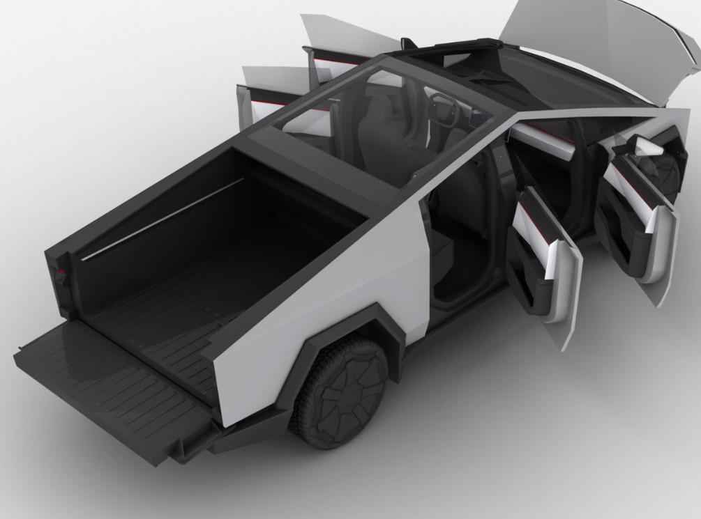 Tesla Cyber Truck  2024 3D model_26