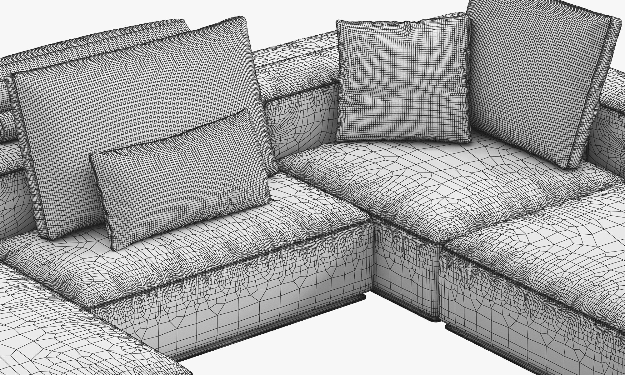 Poliform Westside Sofa set 4 3D model_14
