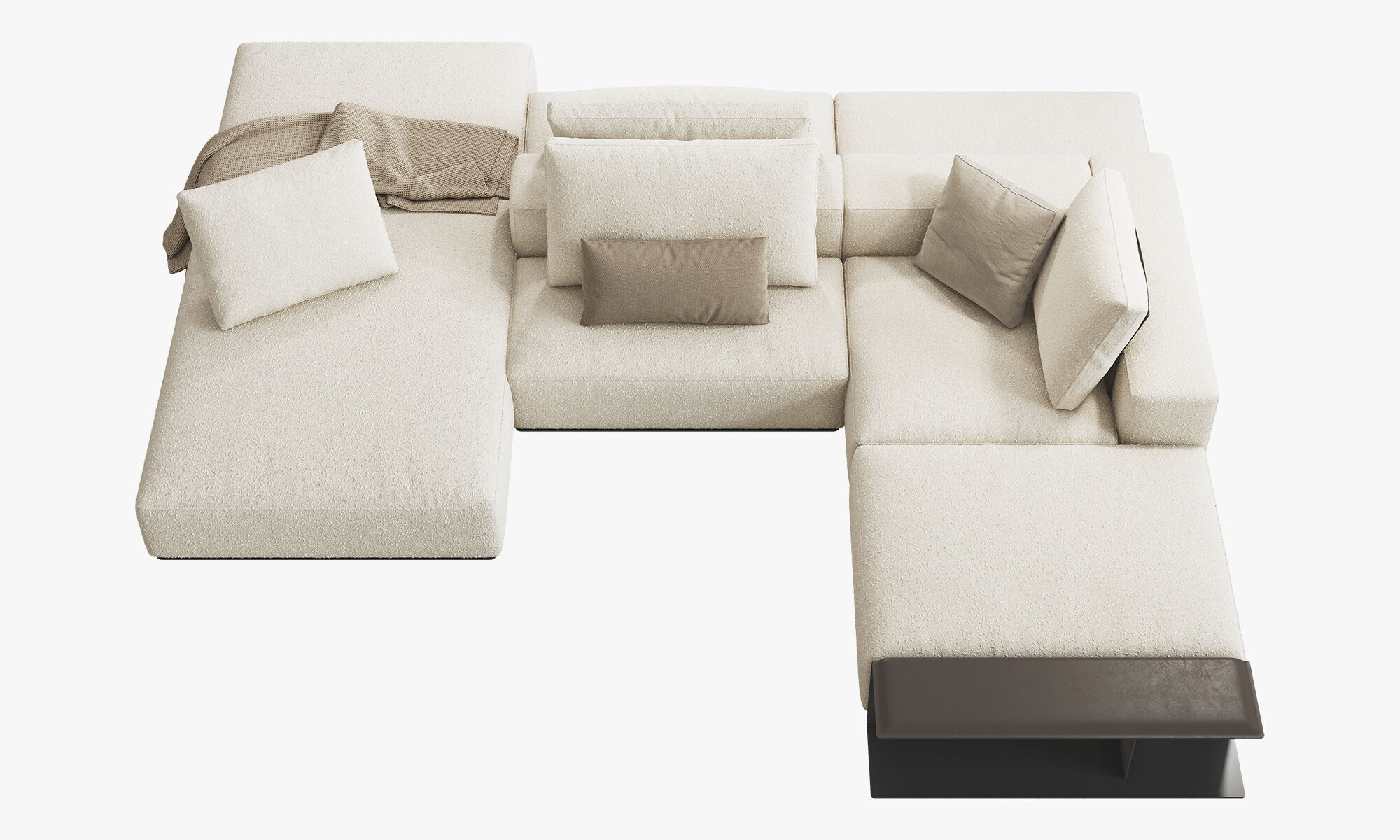 Poliform Westside Sofa set 4 3D model_6