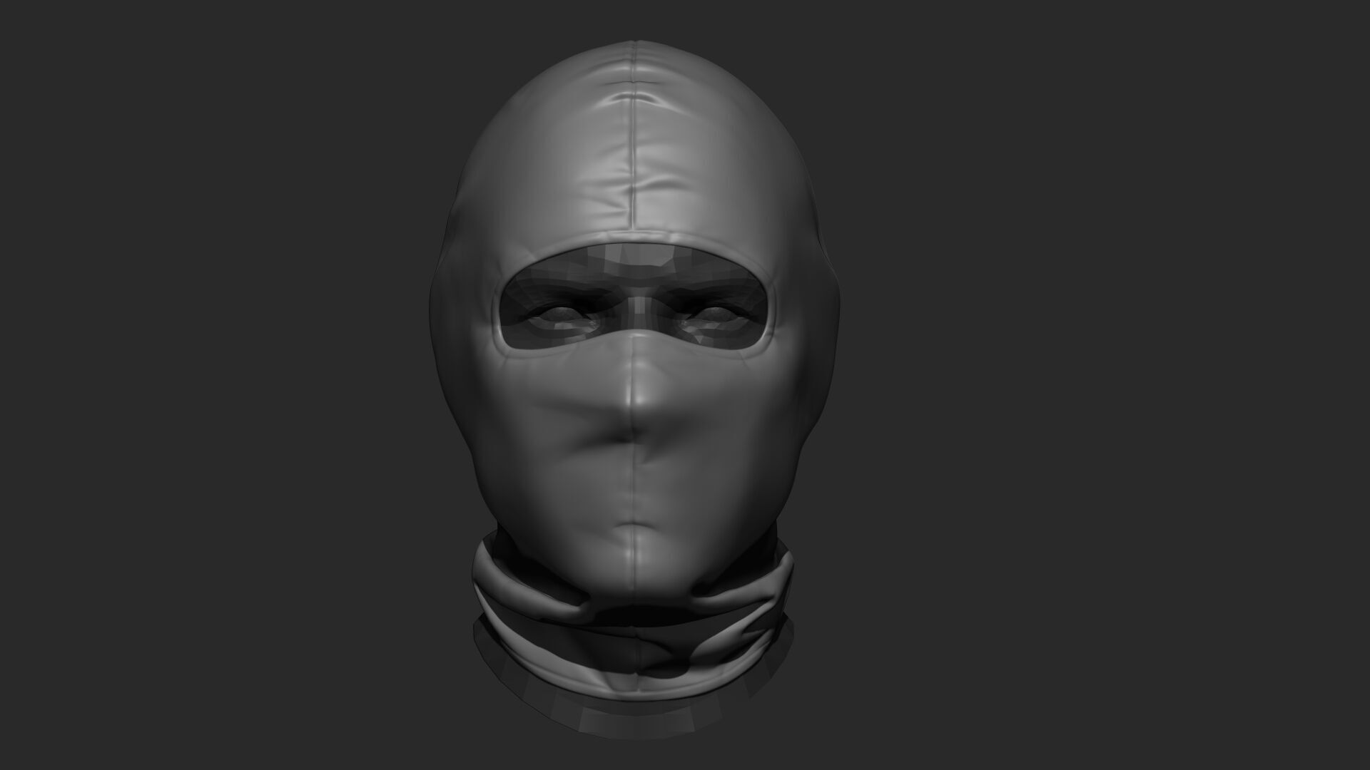Balaclava  Low-poly 3D model_10