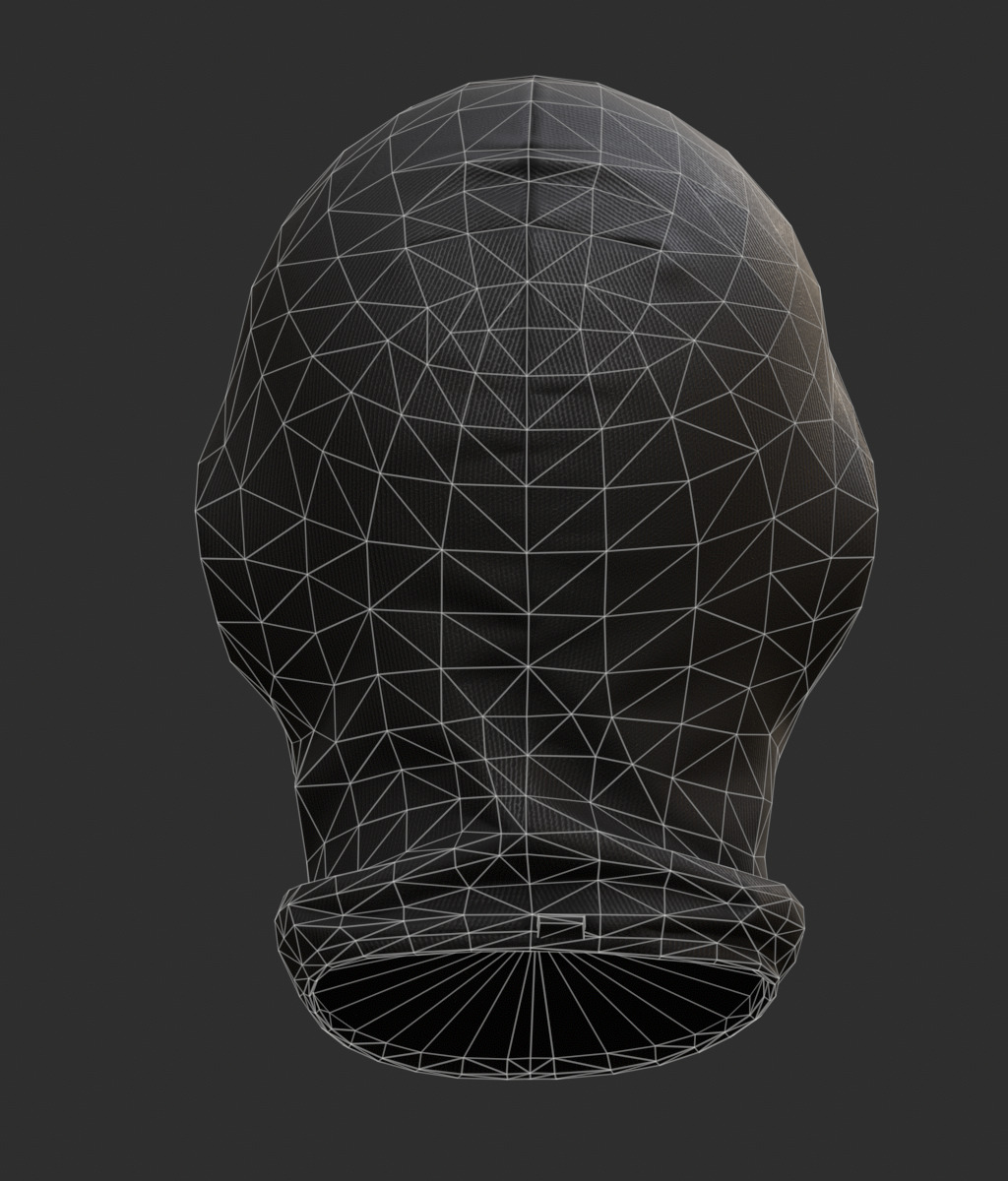 Balaclava  Low-poly 3D model_19