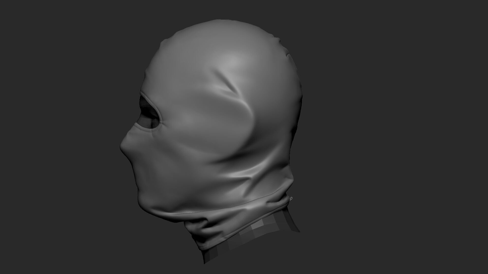 Balaclava  Low-poly 3D model_12