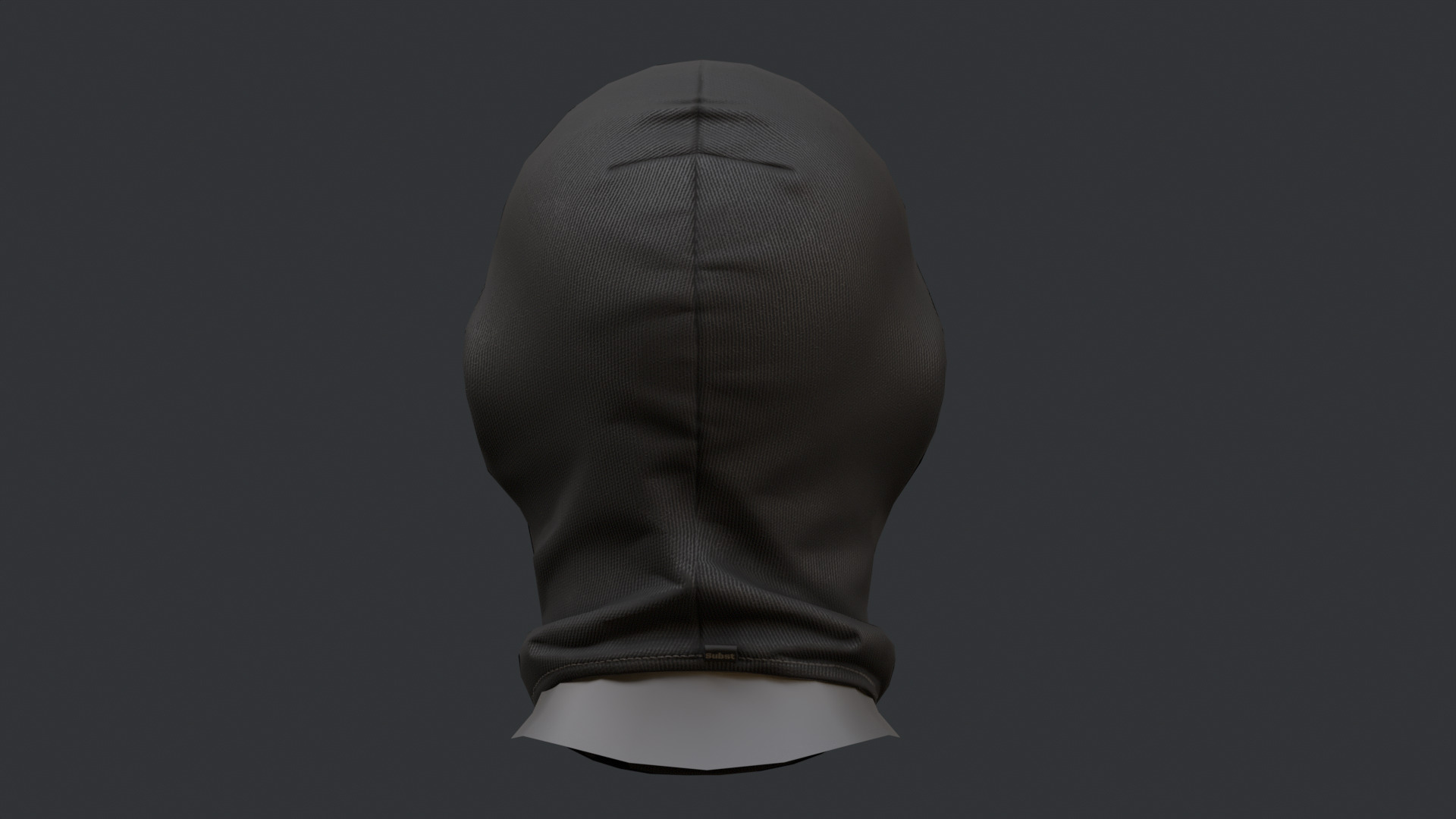 Balaclava  Low-poly 3D model_7