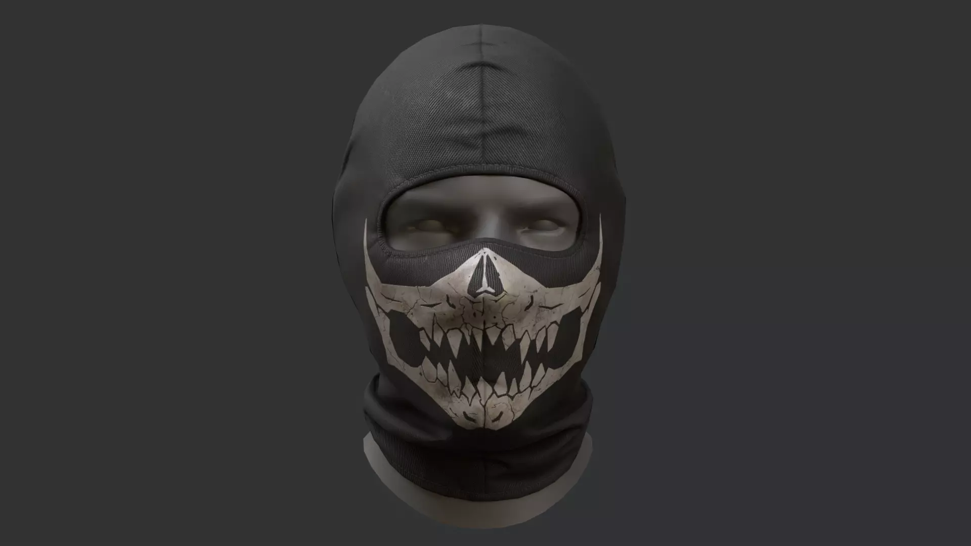Balaclava  Low-poly 3D model_0