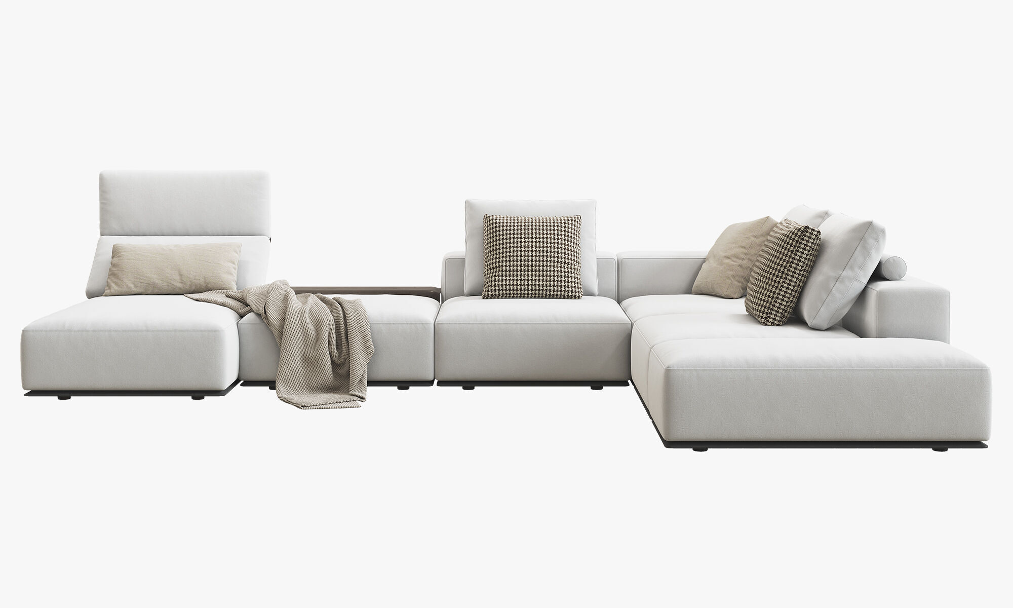 Poliform Westside Chaise Lounge Corner Sofa 3D model_2