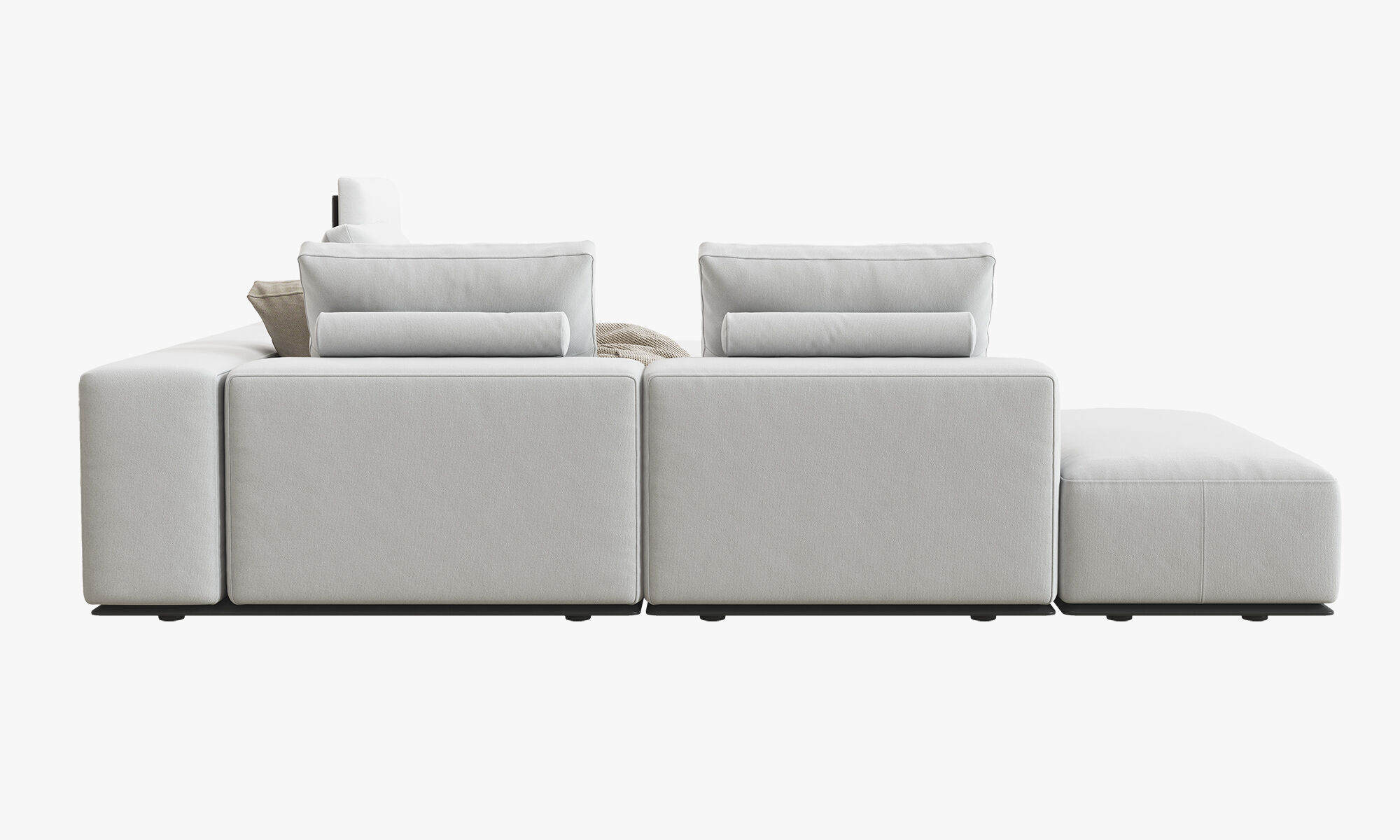 Poliform Westside Chaise Lounge Corner Sofa 3D model_12