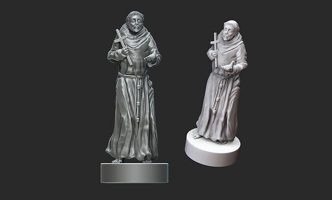 Saint Francis of Assisi  3D print model