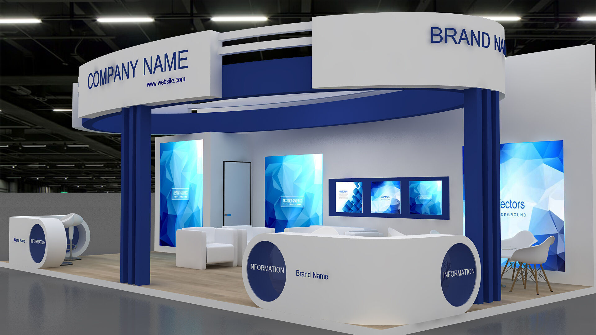 Exhibition 3D 3D model_2