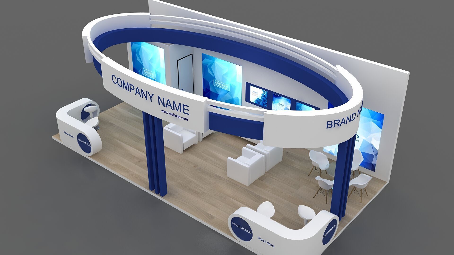 Exhibition 3D 3D model_5