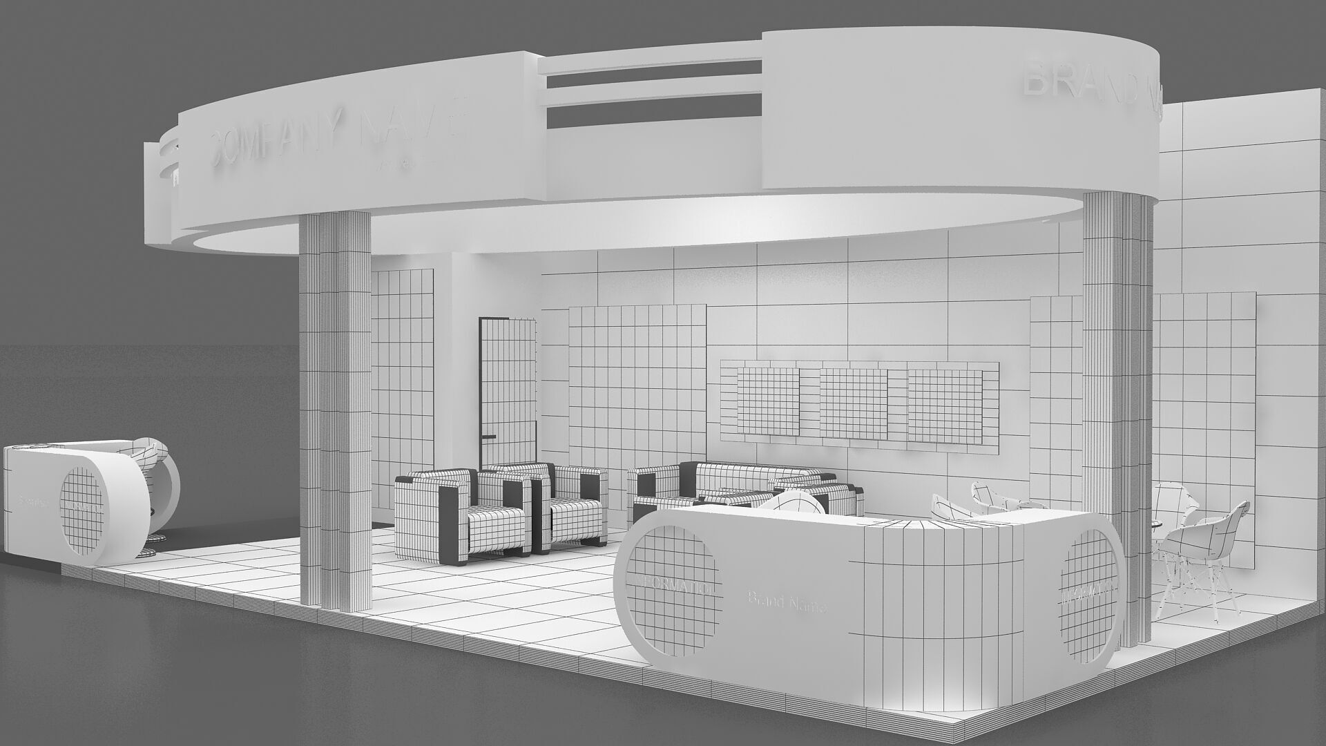 Exhibition 3D 3D model_7