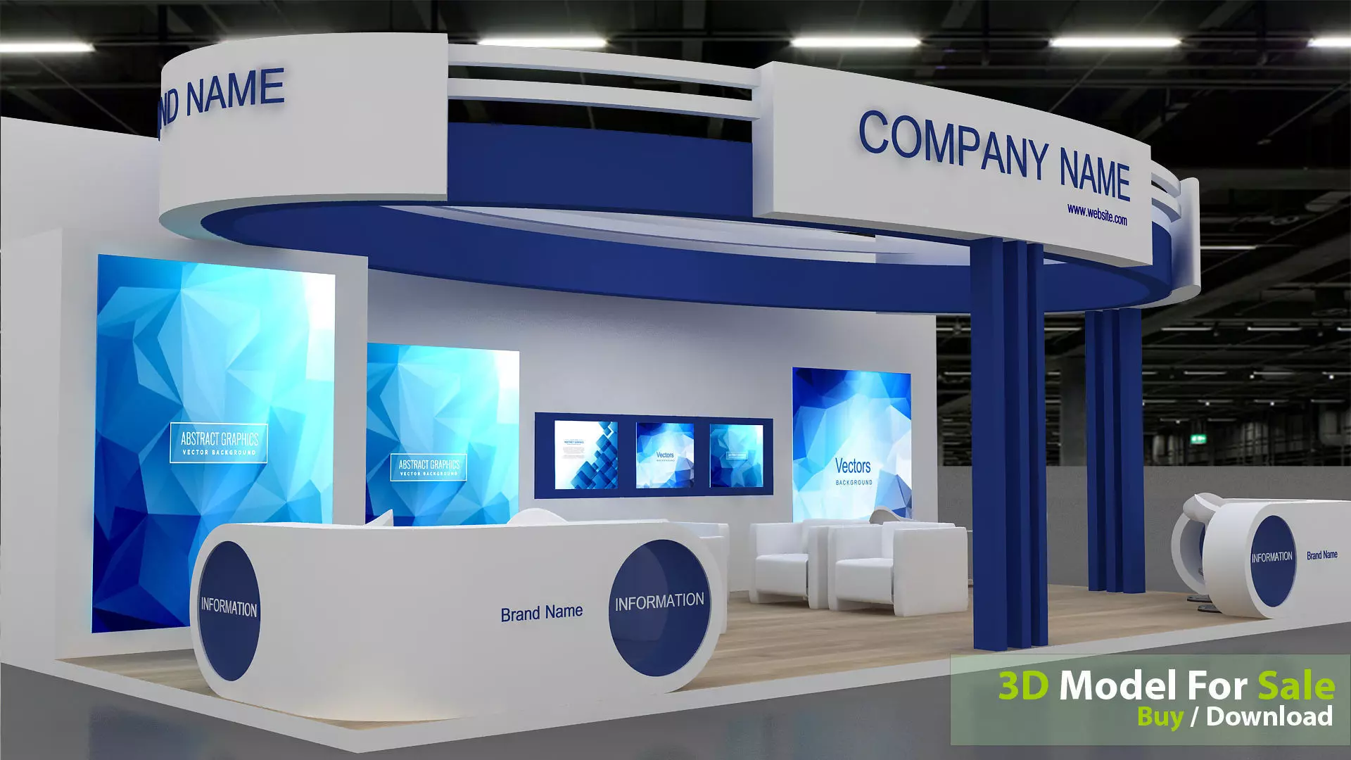 Exhibition 3D 3D model_0