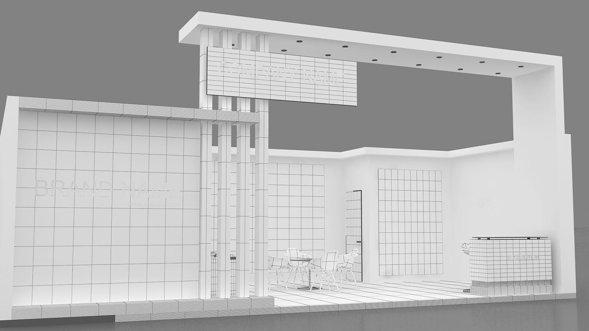 Exhibition 3D 3D model_6