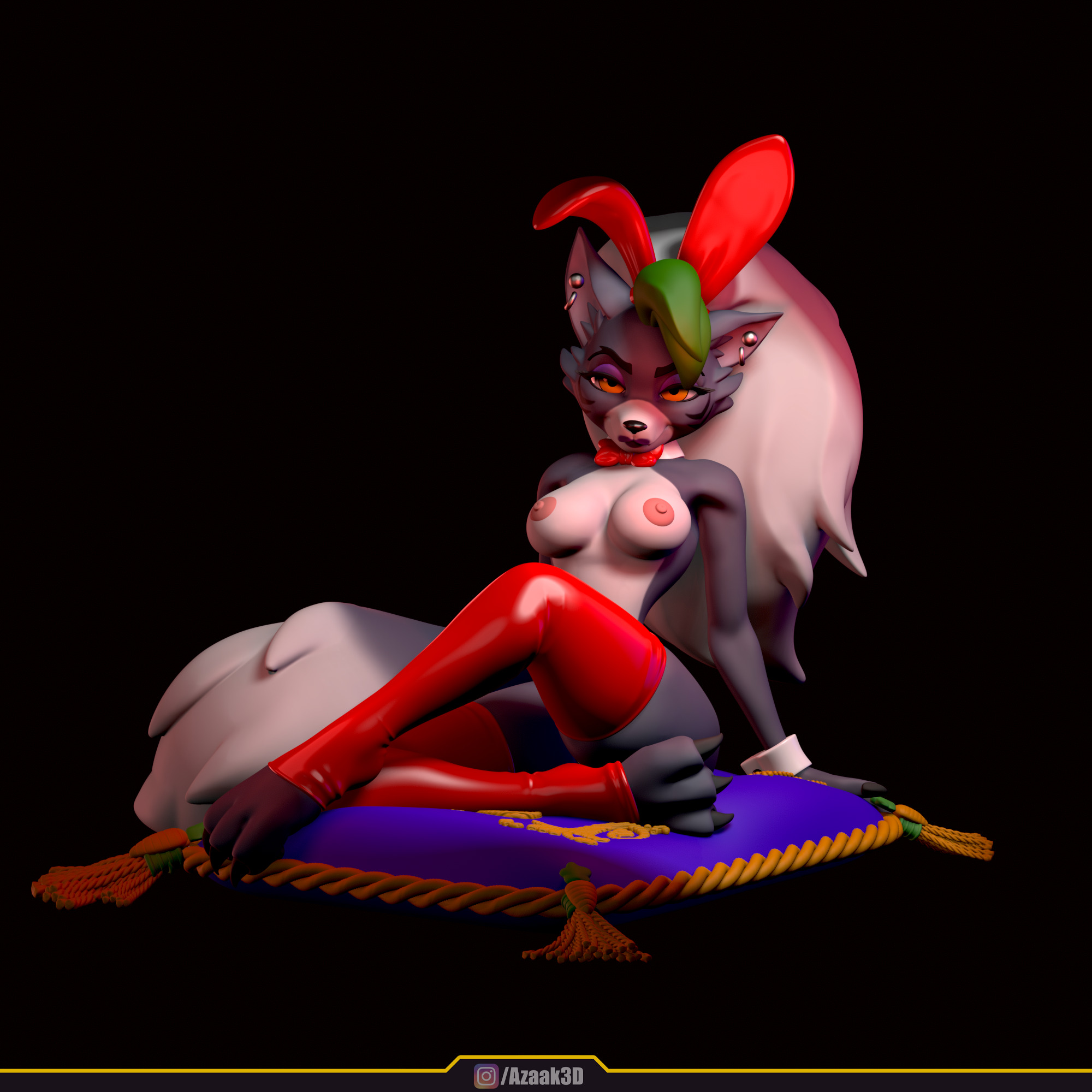 Roxanne - Bunnysuit Collection With NSFW variant 3D print model_5