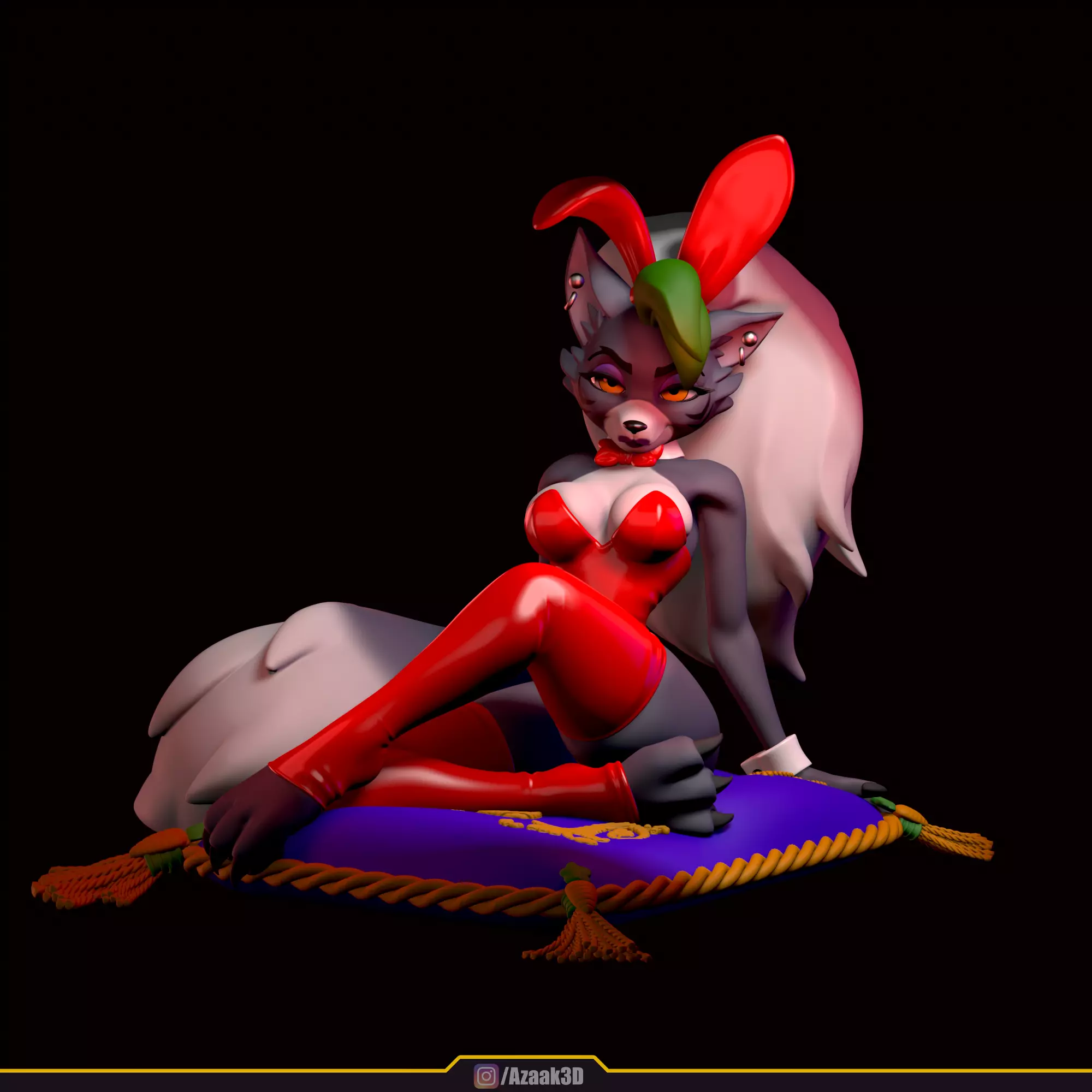 Roxanne - Bunnysuit Collection With NSFW variant 3D print model_0