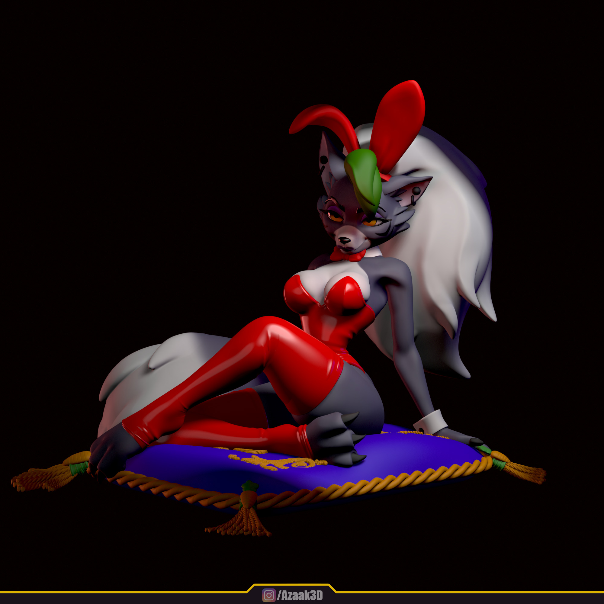 Roxanne - Bunnysuit Collection With NSFW variant 3D print model_6