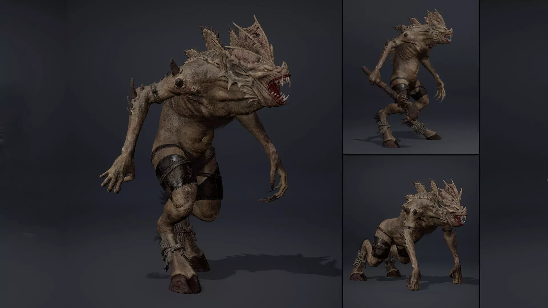 Embershadow Fatty Low-poly 3D model