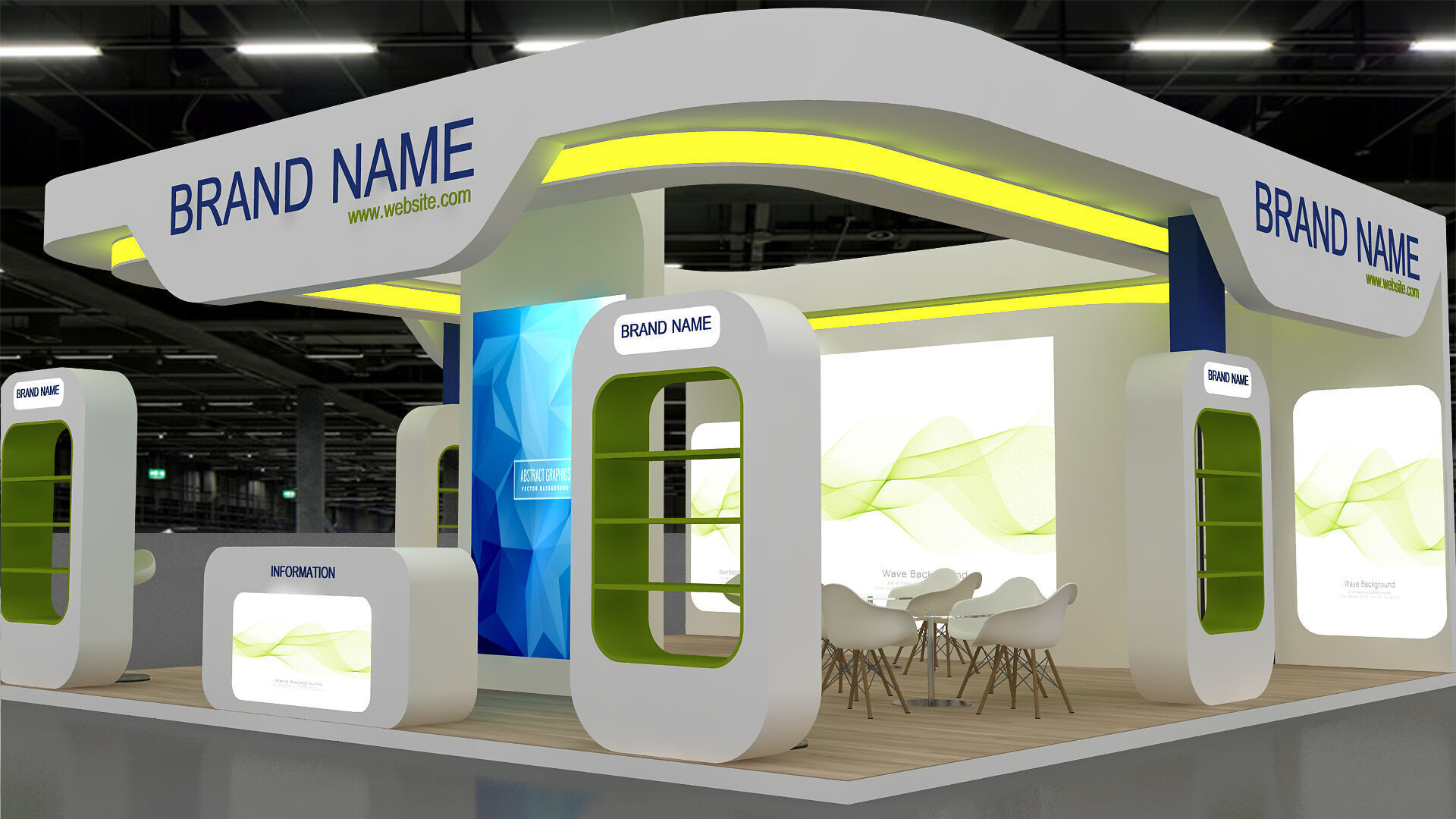 Exhibition 3D 3D model_2