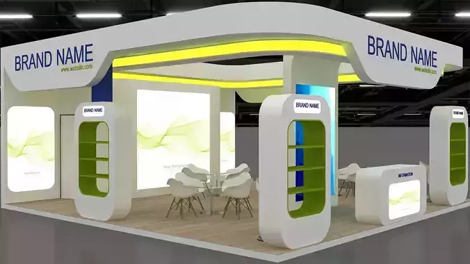 Exhibition 3D 3D model Exhibition 3D 3D model