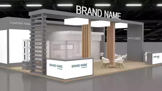 Exhibition 3D 3D model Exhibition 3D 3D model