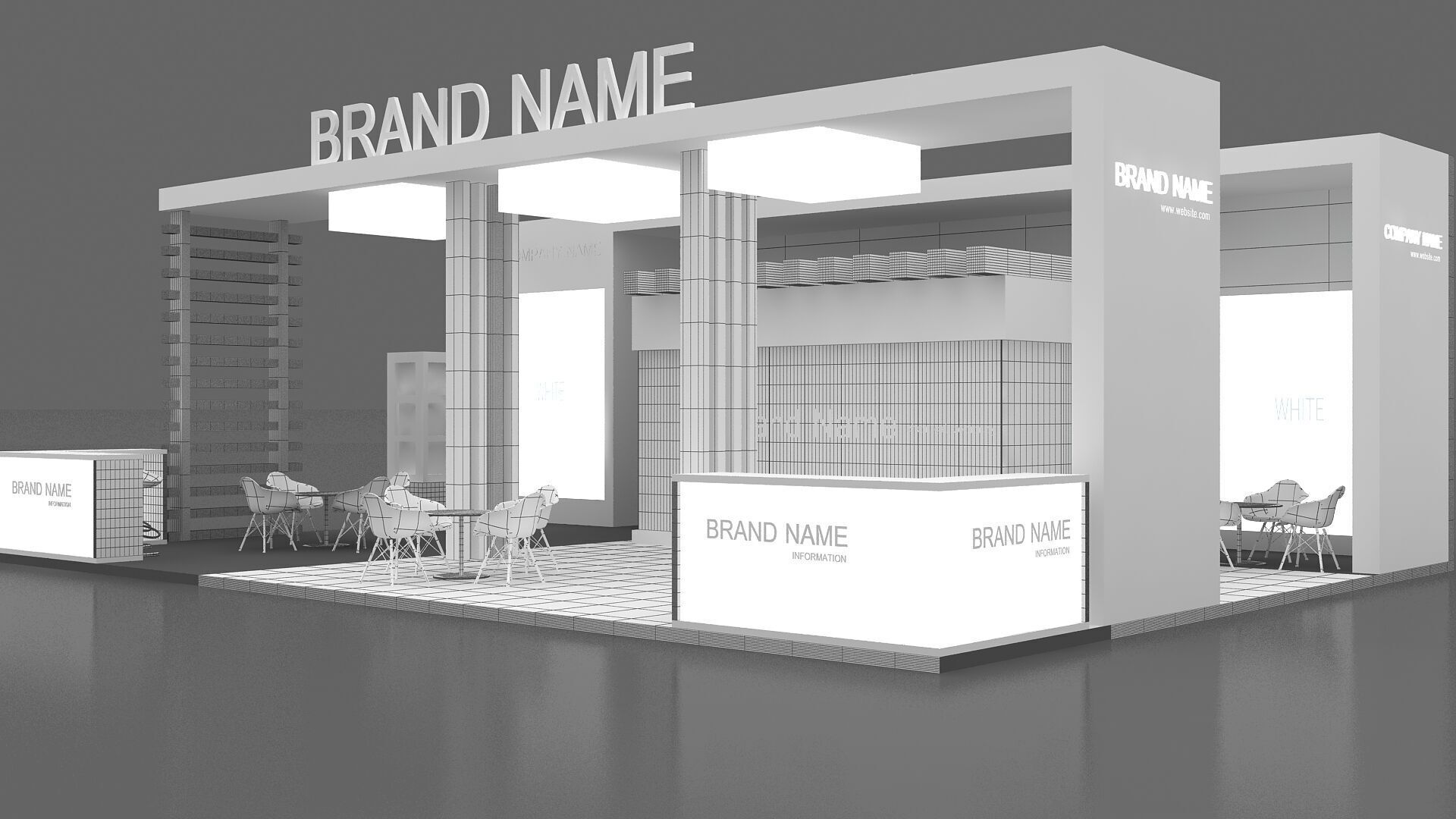 Exhibition 3D 3D model_8