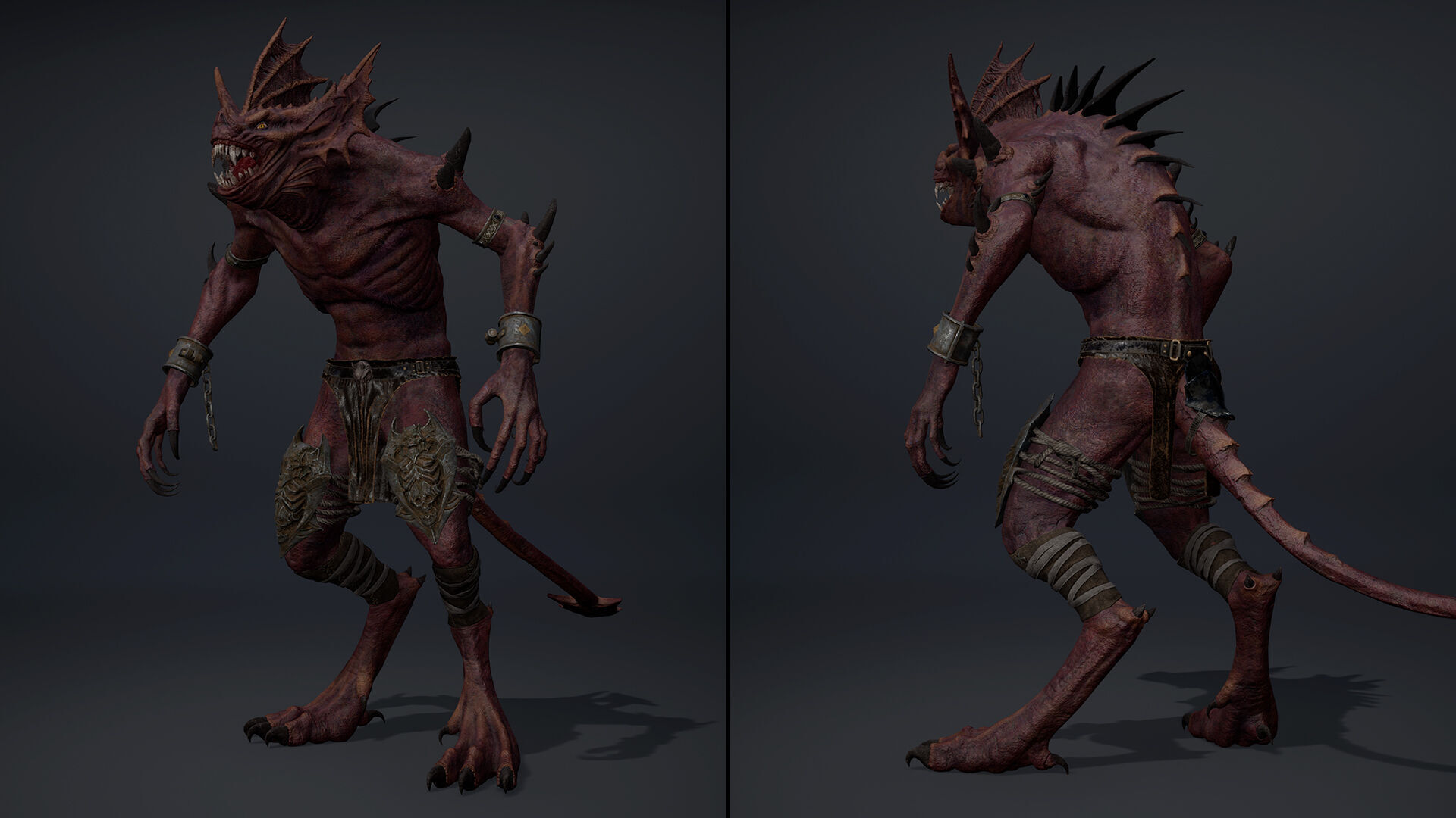 Embershadow Spicky Low-poly 3D model_19