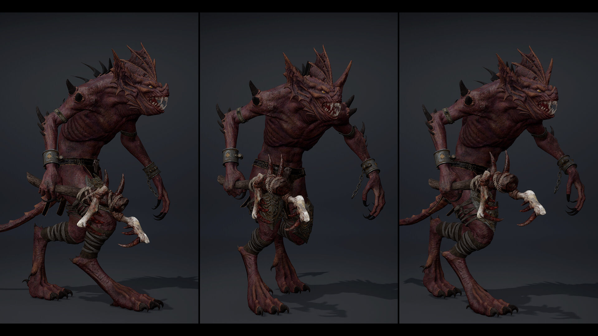 Embershadow Spicky Low-poly 3D model_12