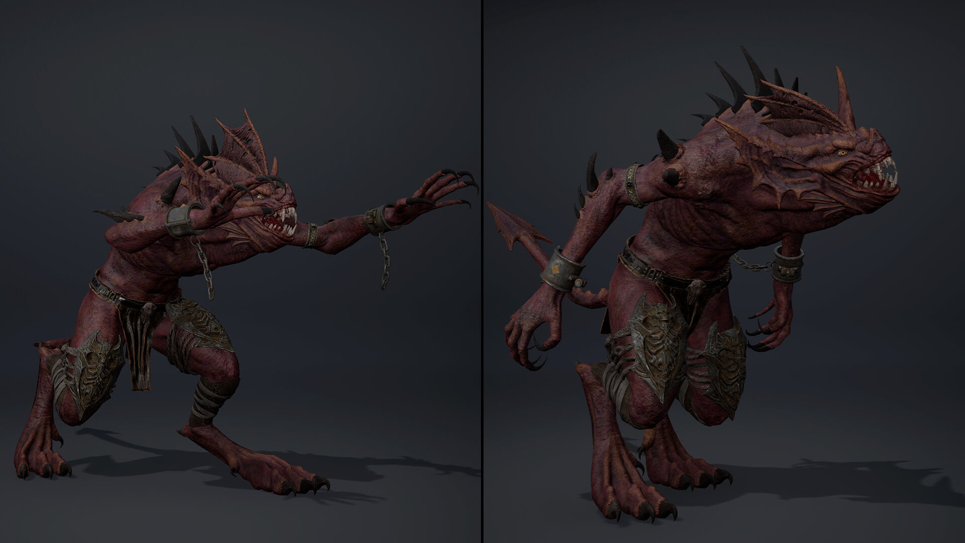 Embershadow Spicky Low-poly 3D model_16