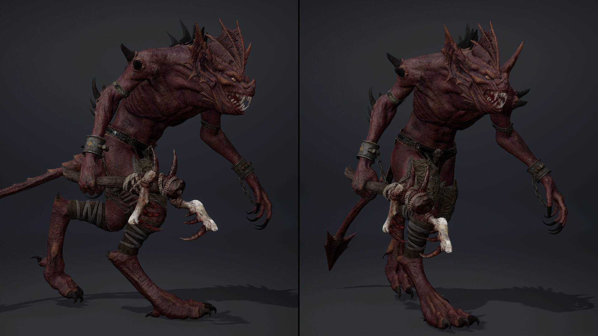 Embershadow Spicky Low-poly 3D model_14