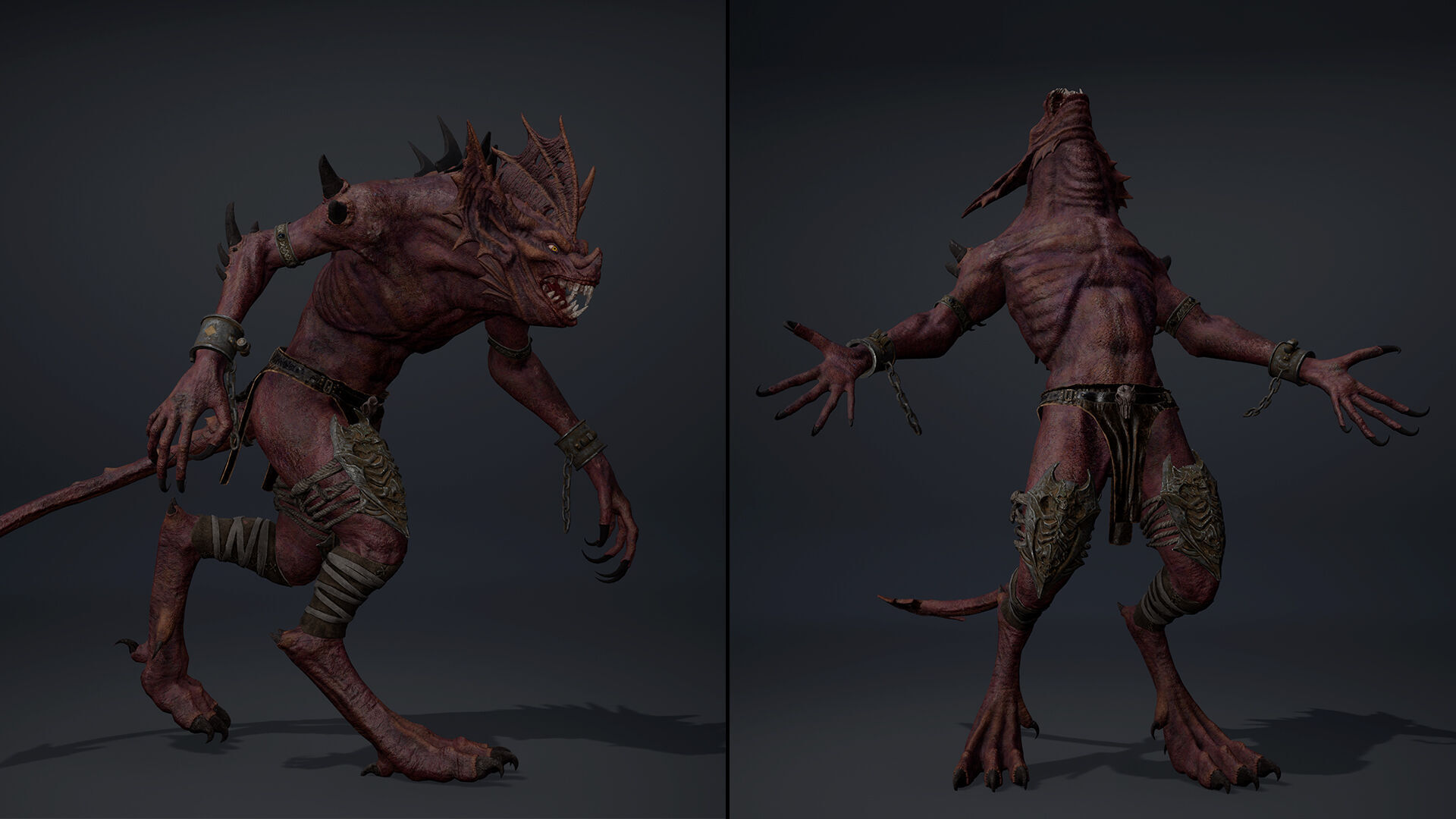 Embershadow Spicky Low-poly 3D model_15