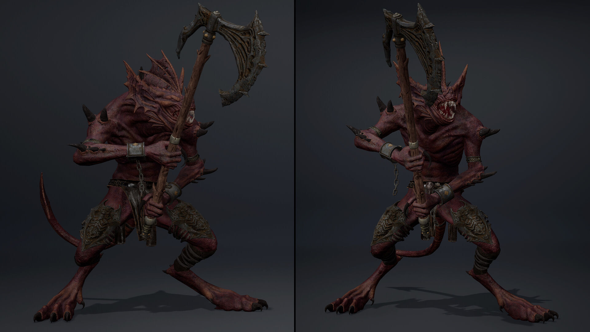 Embershadow Spicky Low-poly 3D model_9