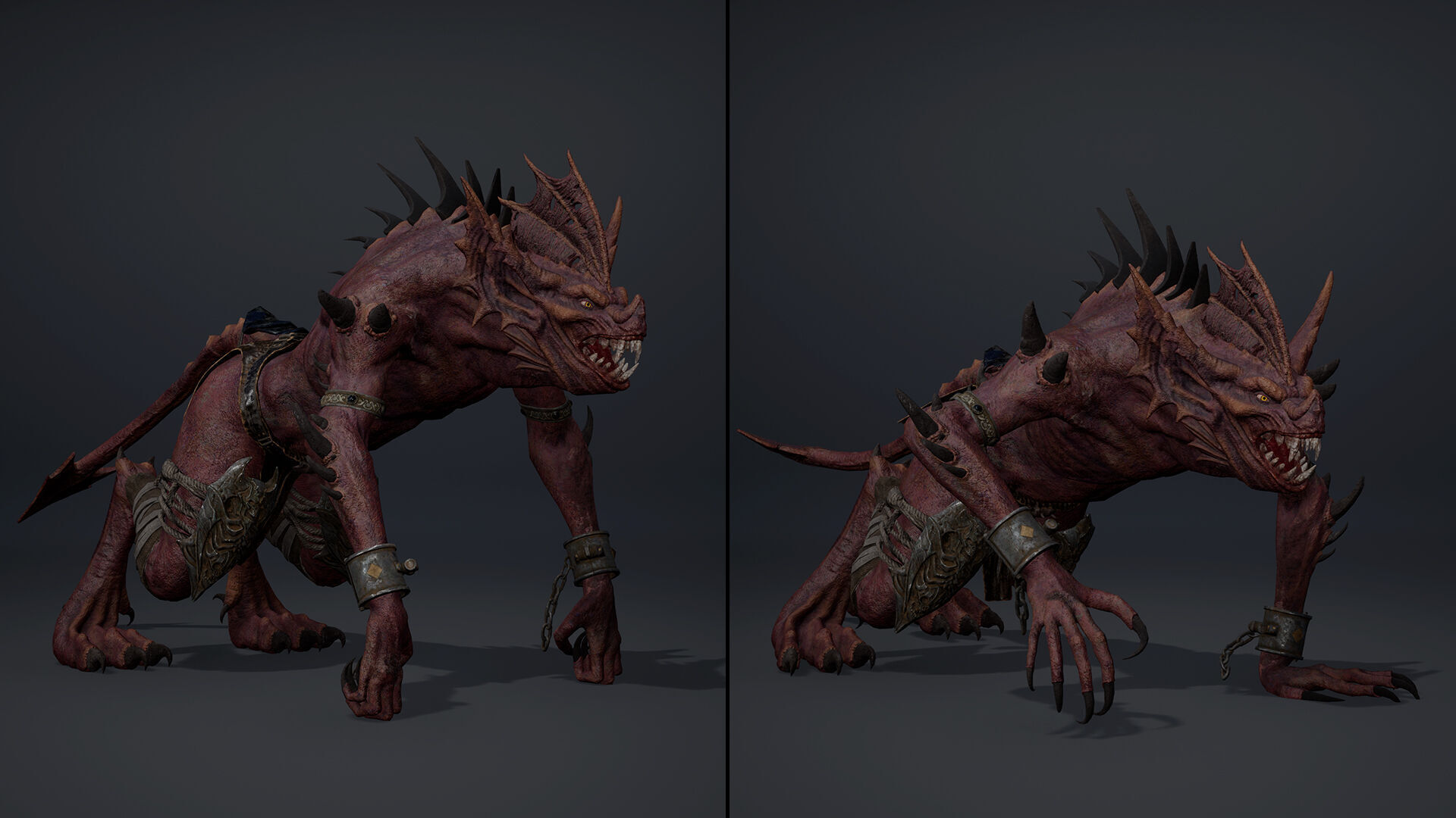 Embershadow Spicky Low-poly 3D model_8