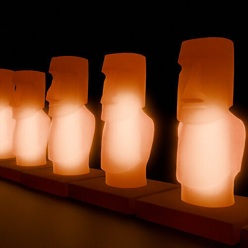 Indirect moai lighting 3D model