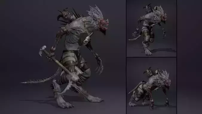 Ember Barbarian Damaged