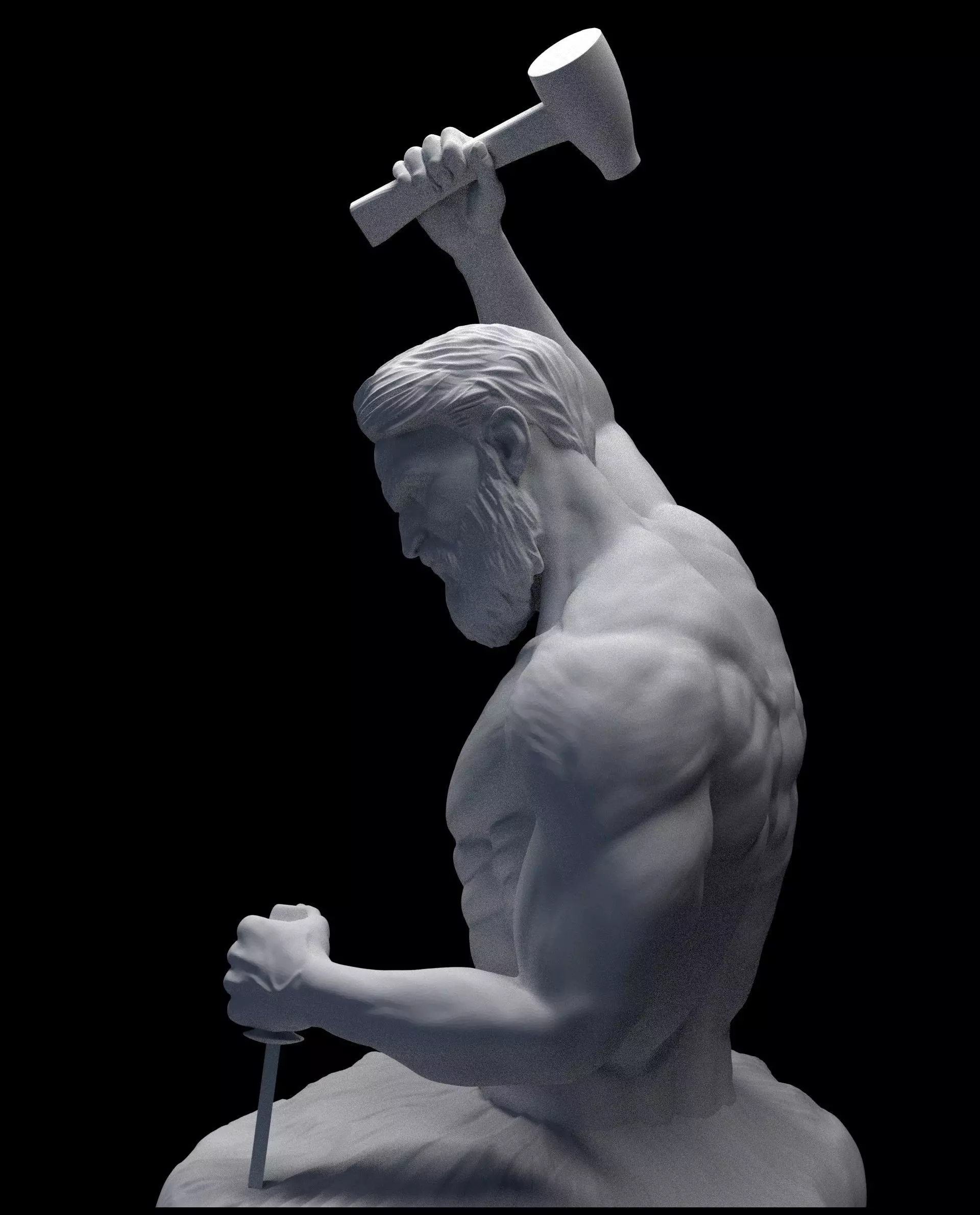 SCULPTING YOURSELF 3D model_0