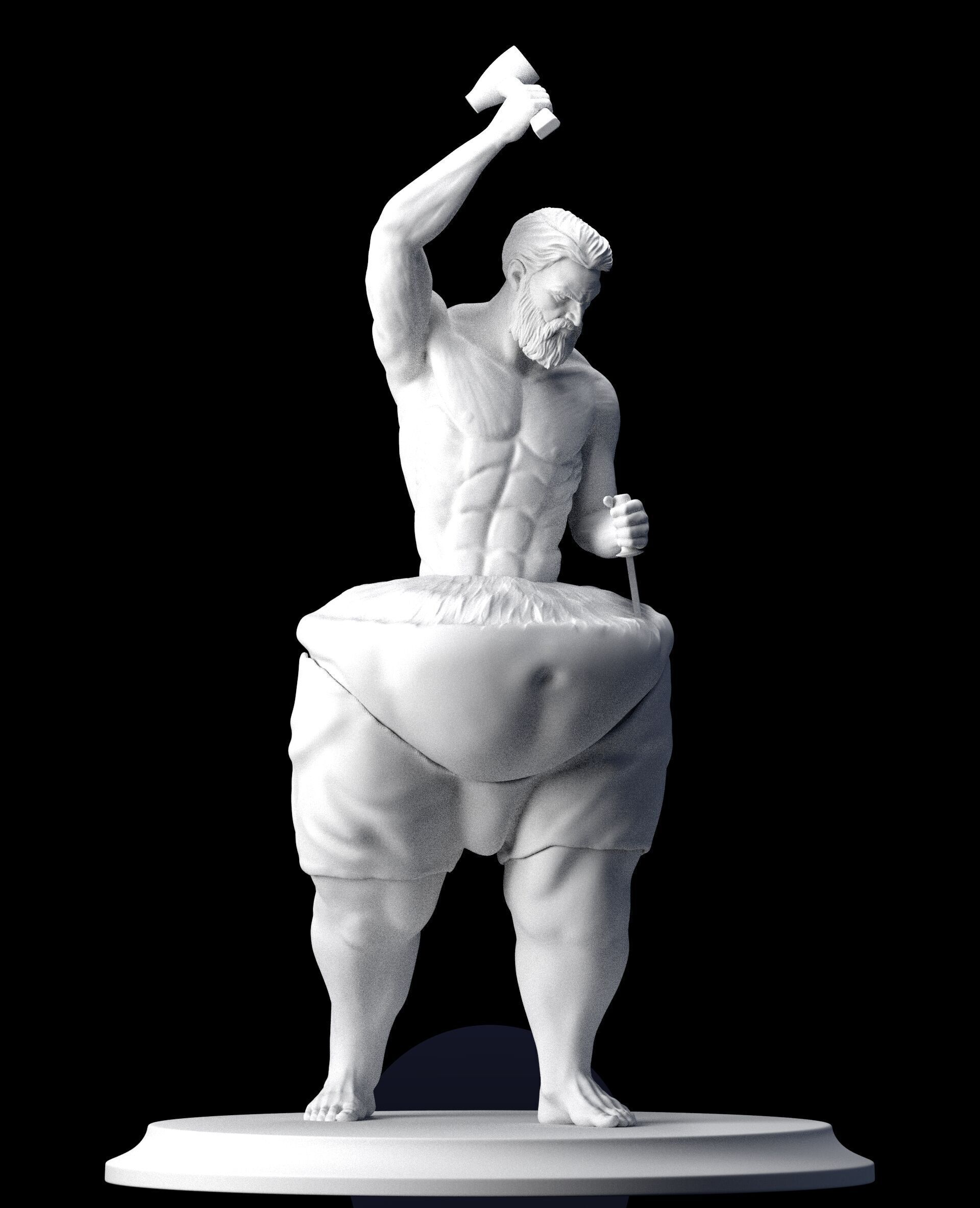SCULPTING YOURSELF 3D model_1
