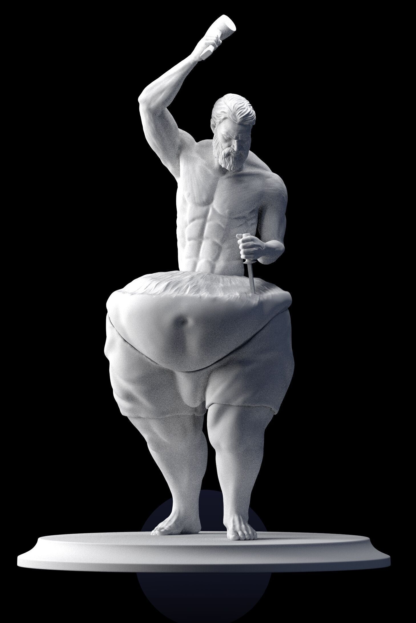SCULPTING YOURSELF 3D model_4