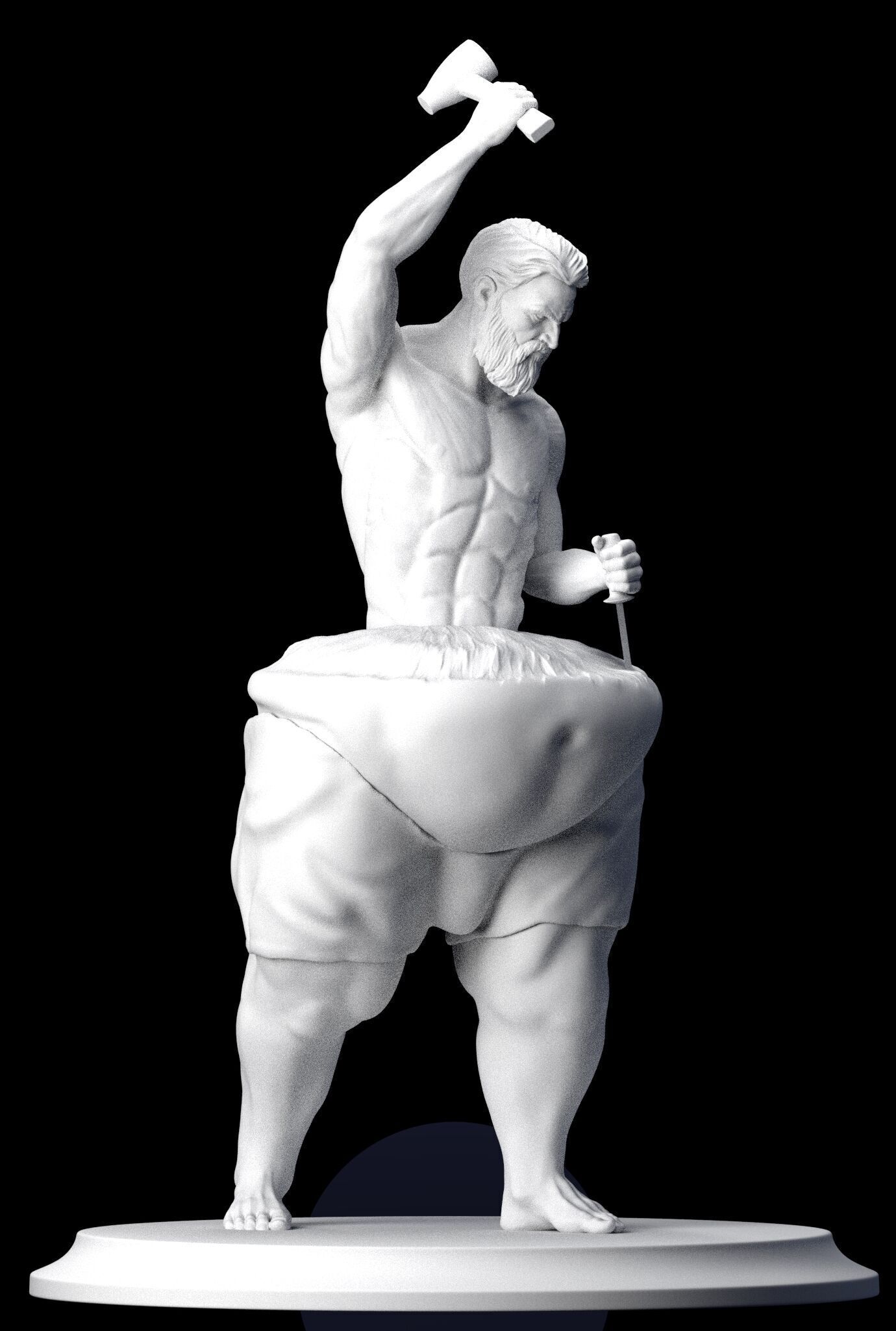 SCULPTING YOURSELF 3D model_3
