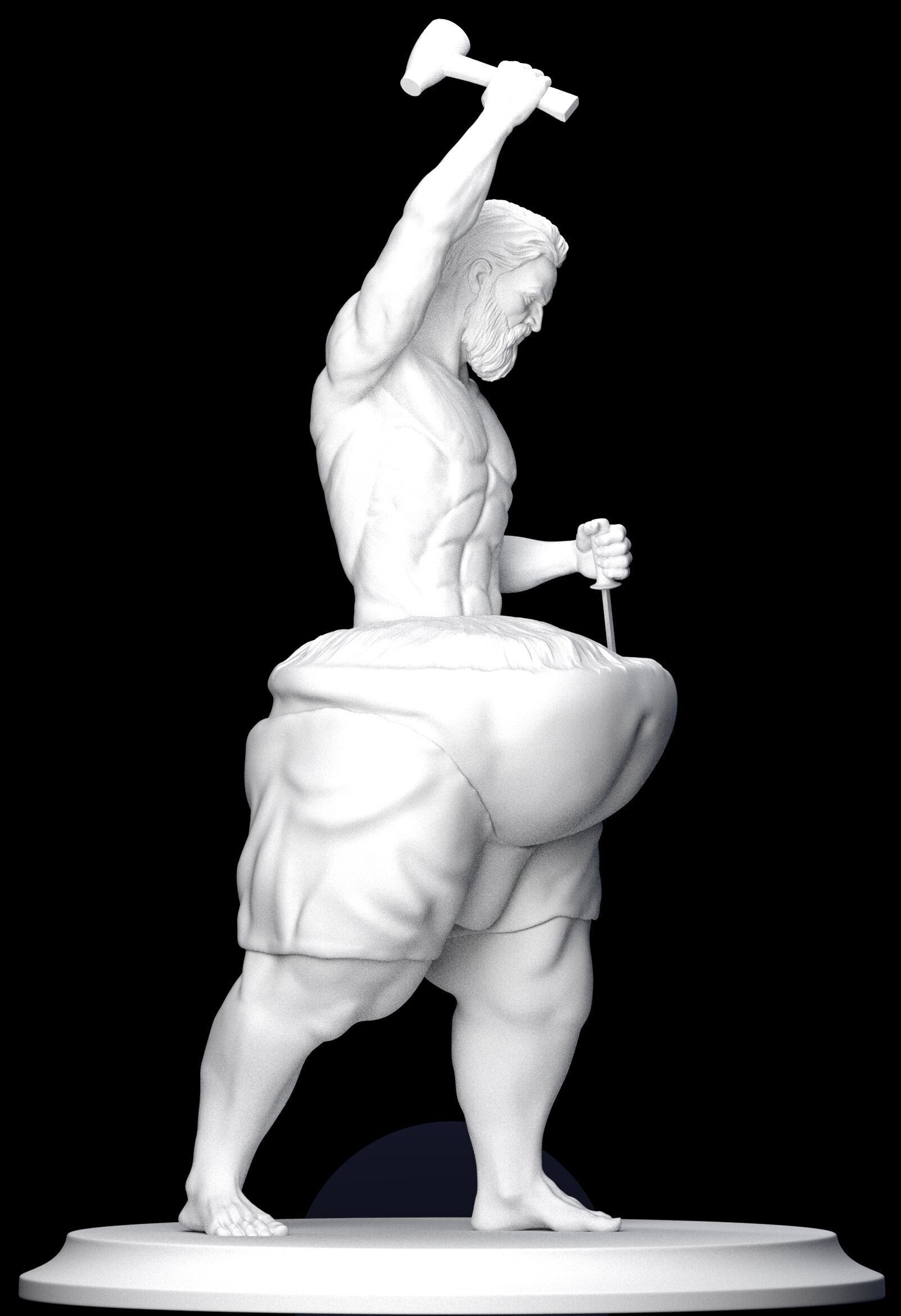 SCULPTING YOURSELF 3D model_2