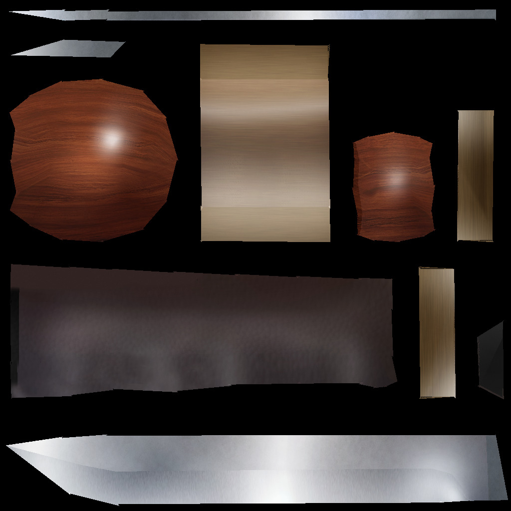 Hand Painted Swords Pack 2 Low-poly 3D model_13