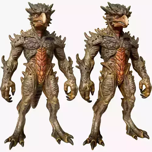 Drakar   The Volcanic Guardian 3D model