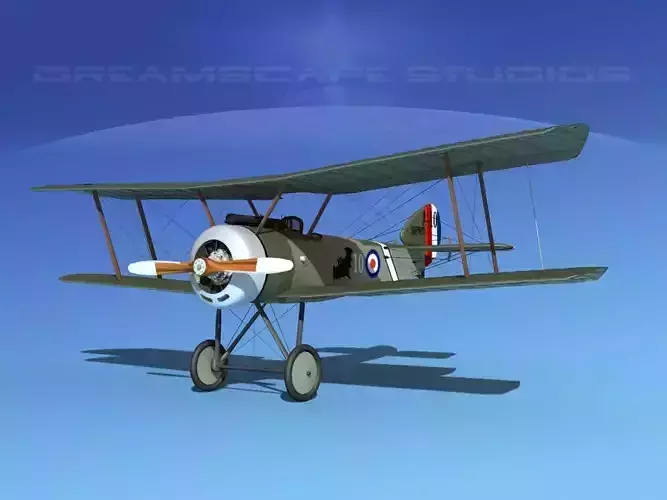 Sopwith Pup Fighter 3D model