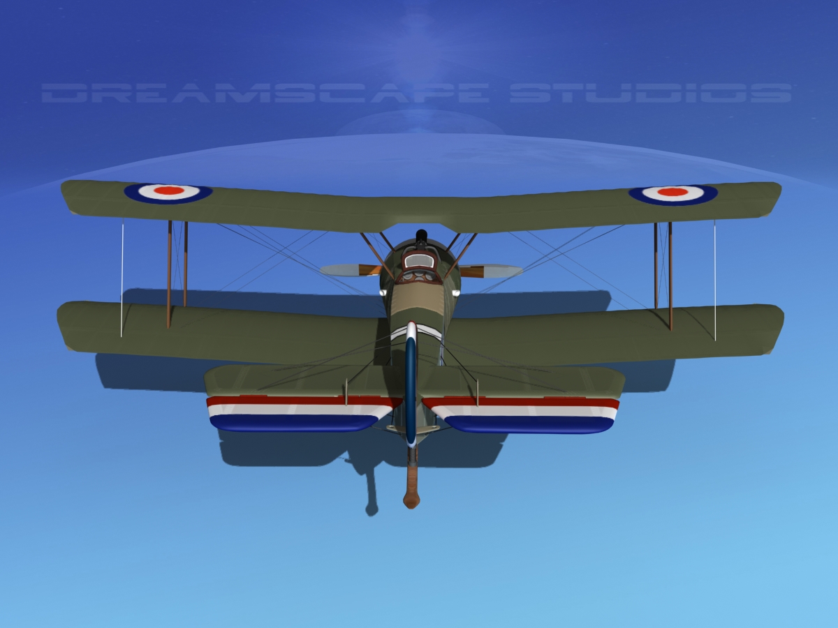 Sopwith Pup Fighter 3D model_5