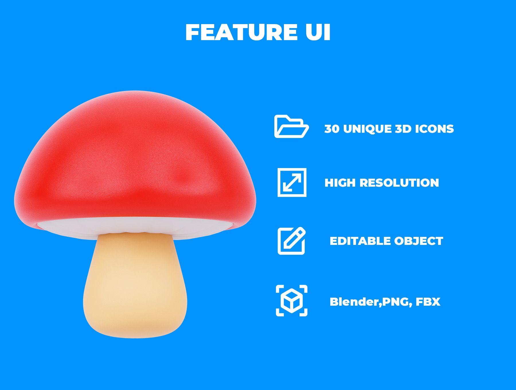 Items 3D Icon Pack 3D model_1